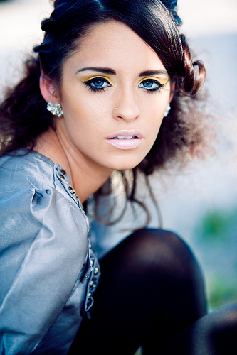 Female model photo shoot of Bliss Kelley, makeup by Lauren Kattan MUA