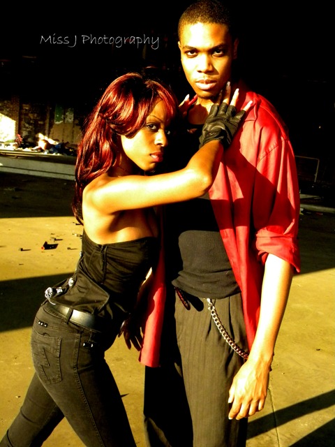 Female and Male model photo shoot of MissJ Photography, BJ Thompson and Shaquita Smith