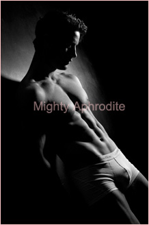 Male model photo shoot of Mighty Aphrodite in Mighty Aphrodite Studio