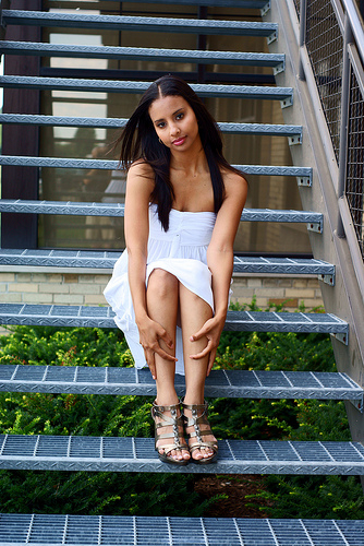 Female model photo shoot of Maya Usher by Triskele Images