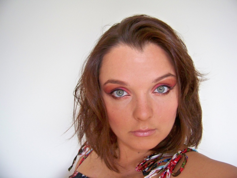 Female model photo shoot of Olga the Make Up Artist in galway