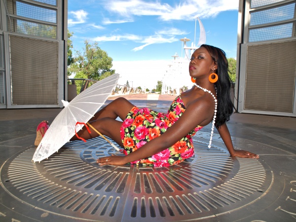 Female model photo shoot of Coralrae by CHLNGR in Sacramento, California