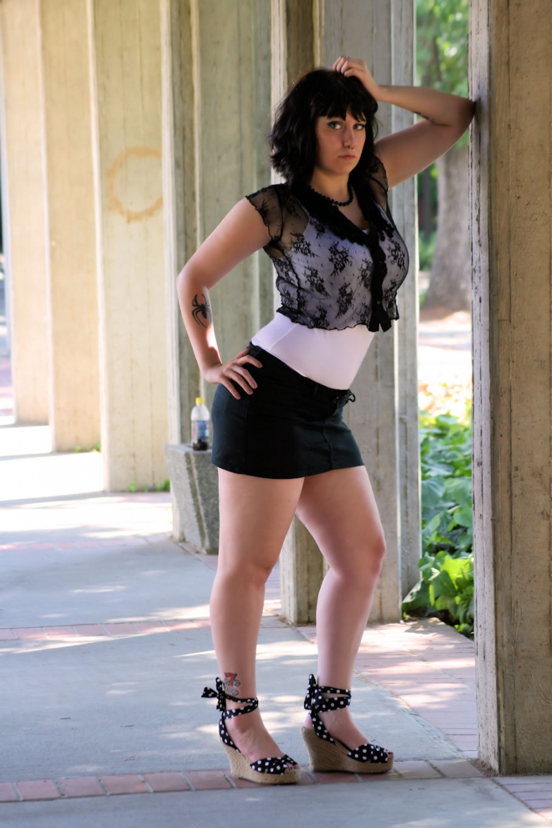 Female model photo shoot of Mickey Malice in Sac City College, Sacramento,CA
