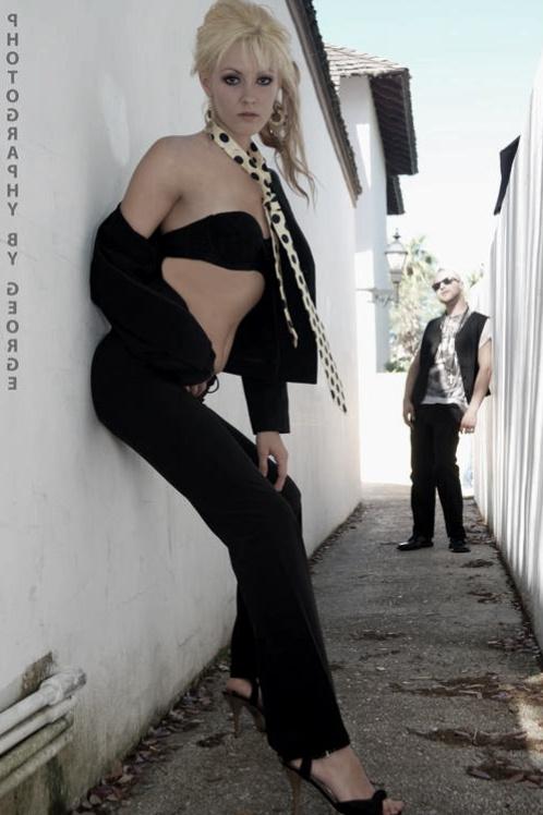 Female model photo shoot of Kayla Reno in Ols Town St. Augustine