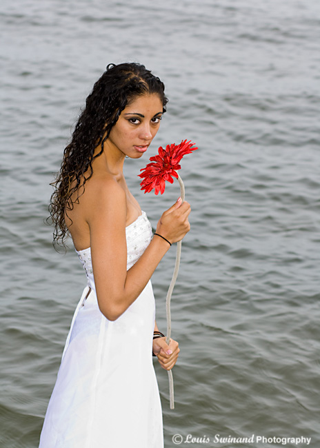 Female model photo shoot of NinaIris by LouS in Rhode Island oakland beach