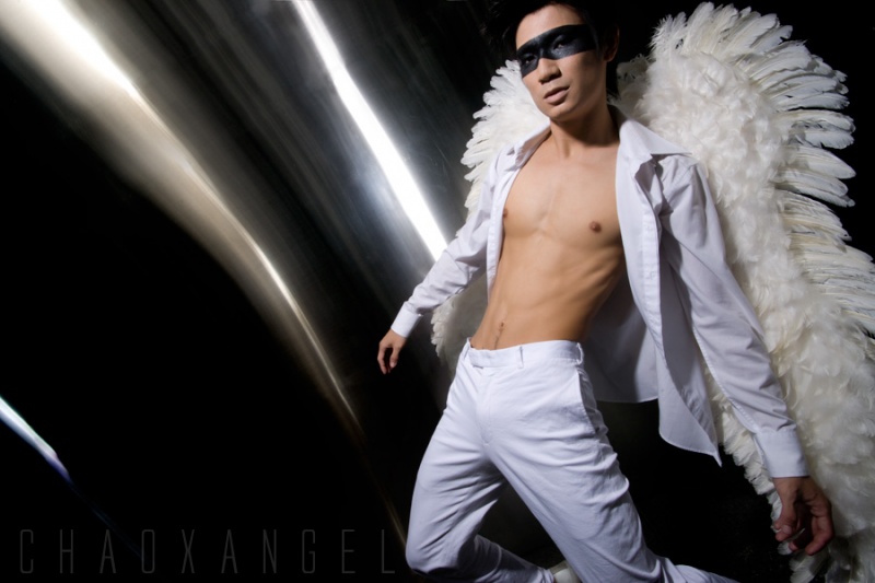 Male model photo shoot of Y_Q by chaoxangel, makeup by Laea Hidayah