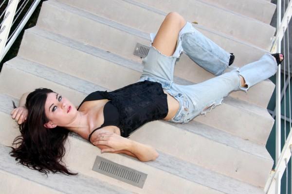 Female model photo shoot of Andrea Corrine in Mesa Arts Center