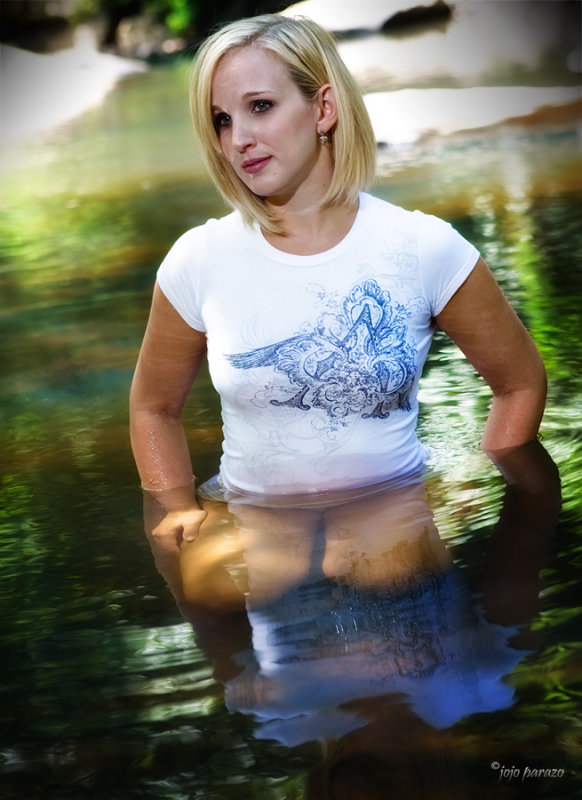Female model photo shoot of GT Marie by jojo parazo in Vickery Creek