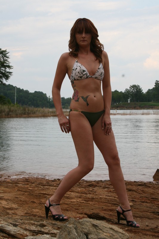 Female model photo shoot of Emily Mckee in Lake Lanier