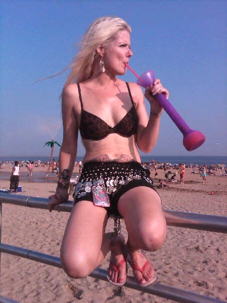 Female model photo shoot of PRINCESS ICE in Coney Island, Brooklyn NY
