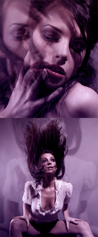 Male and Female model photo shoot of M A R T I N and Amy Kitt, makeup by Olga Onulov