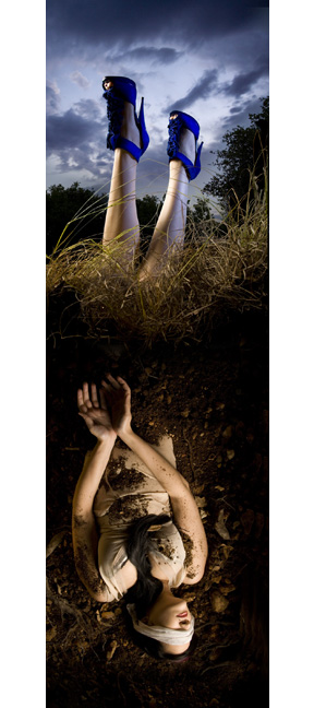 Female model photo shoot of Zamra Dollskin by Underhill