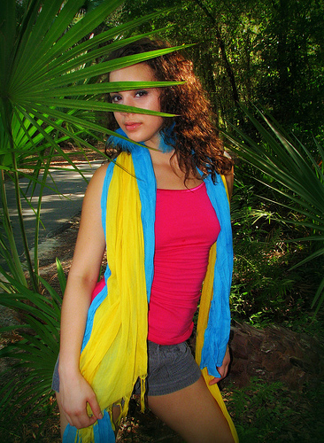 Female model photo shoot of mayril Rodriguez in Lettuce parkway in tampa