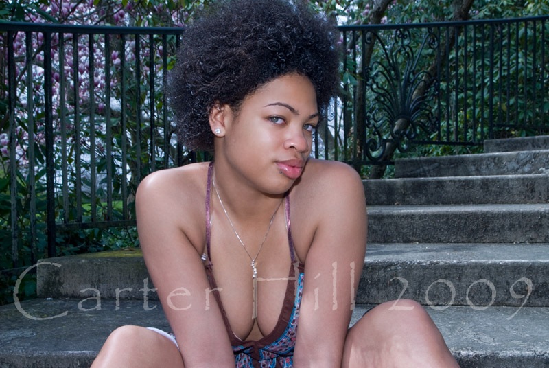 Female model photo shoot of Aja Monet by Carter Hill