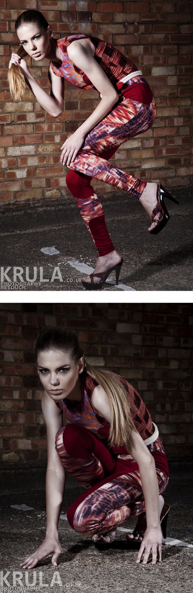 Female model photo shoot of KristinaMa by krula photography, makeup by Malwina Zmuda