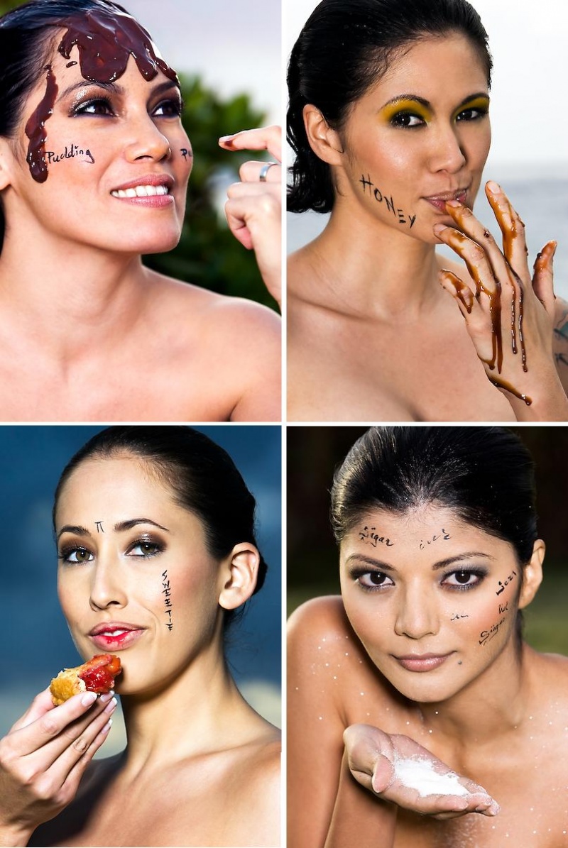 Female model photo shoot of MUA Mia, Sarah Emiko, Sheronita and Kaili Hussey by Buckaloose Photography