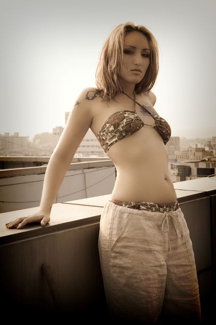 Female model photo shoot of MsAndy by Kenji Burtley