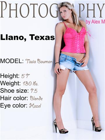 Female model photo shoot of Tasia Bauman in Houston, TX studio
