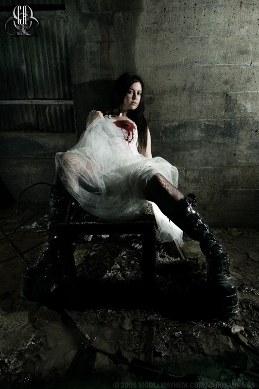 Female model photo shoot of Devan The Impaler by Chris Addams