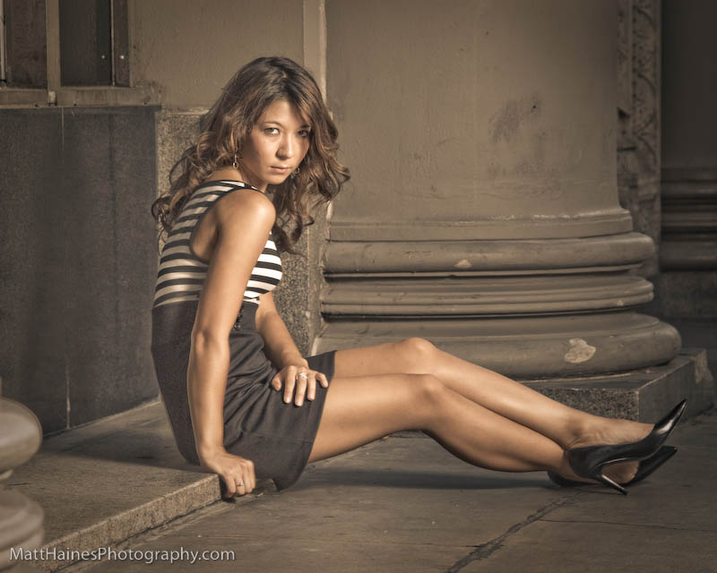 Female model photo shoot of Hiromi Reinold by matt haines photography in Los Angeles, CA