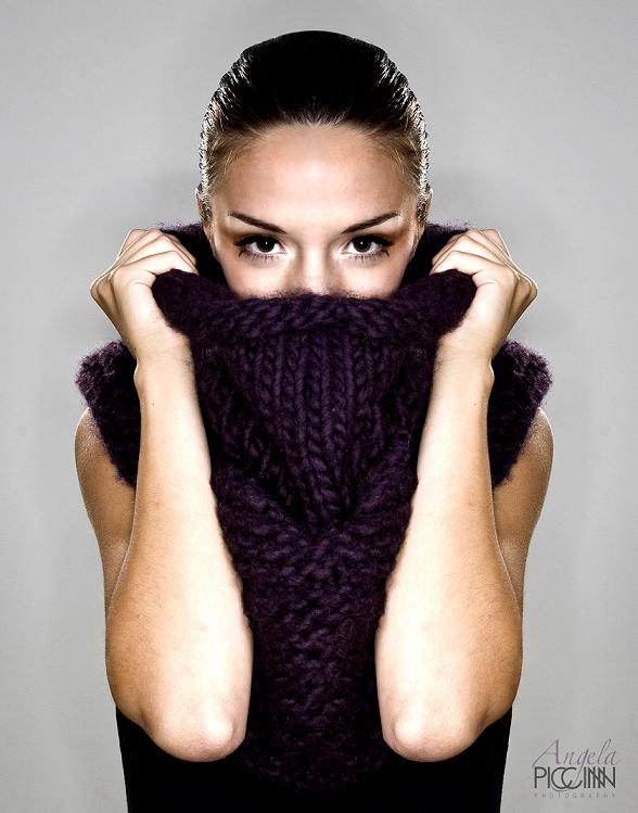 Female model photo shoot of Katie McGregor Makeup by Angela Piccinin in manayunk, clothing designed by Josh Schwartz