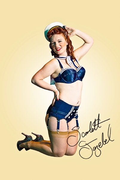 Female model photo shoot of Scarlett Jezebel in The Play House, Hobart