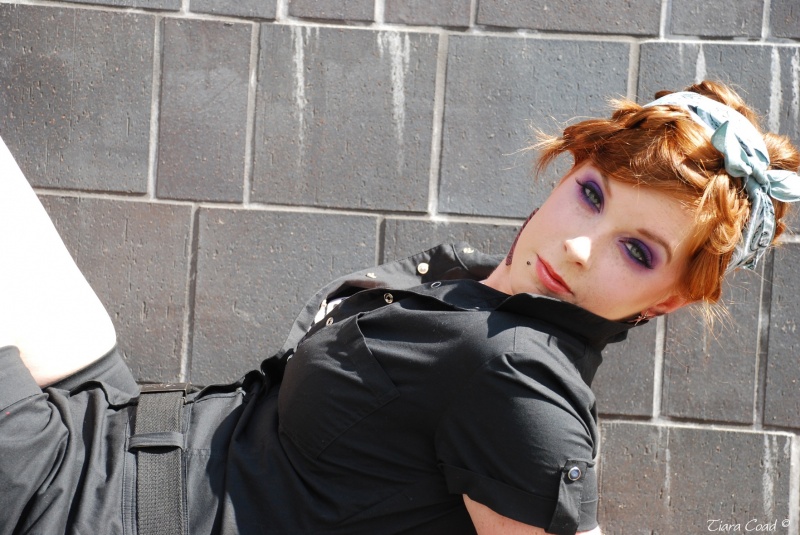 Female model photo shoot of Make-Up Zombie in Winnipeg, Manitoba