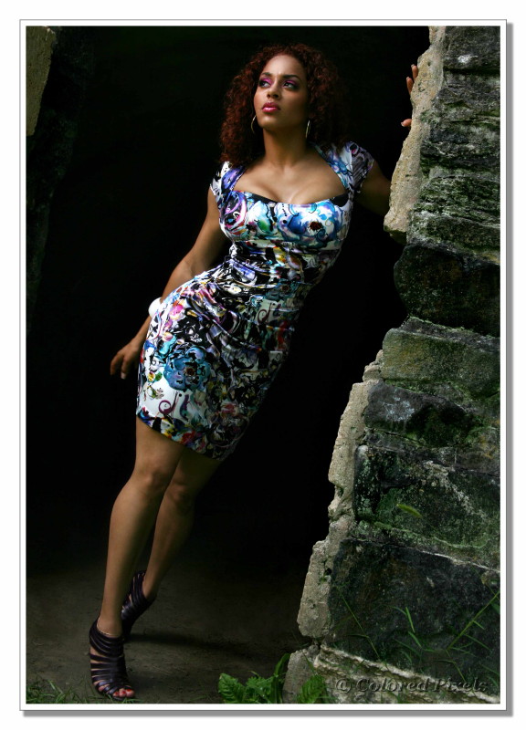 Female model photo shoot of Erica Pratt by Colored Pixels, makeup by Prissy Jae