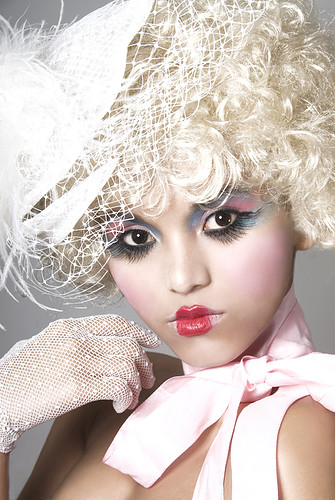 Female model photo shoot of chindomii, makeup by tisja
