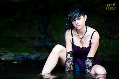 Female model photo shoot of K-Lynn by G Poitras Photography in The best secret spot ever!