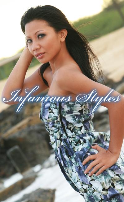 Female model photo shoot of Lea Jacinto by INFAMOUS STYLES in Sandy Beach