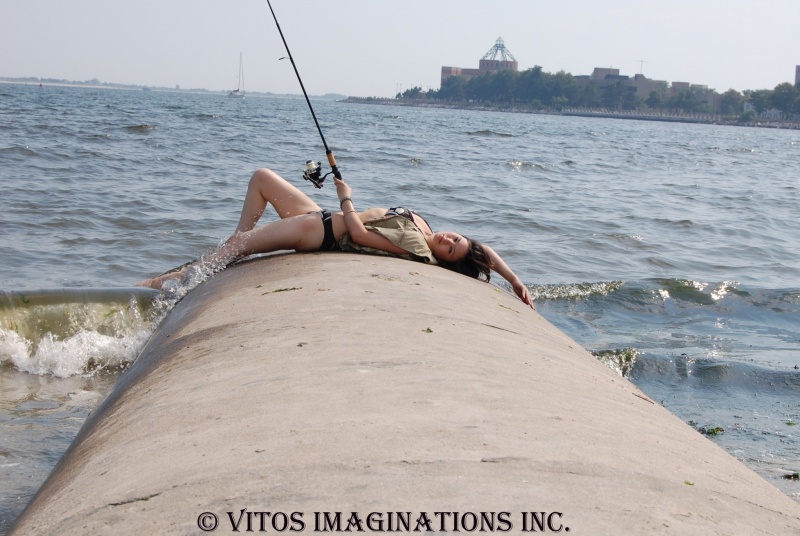 Male and Female model photo shoot of vitos imaginations and _ - N O R A - _ in sheepshead bay 