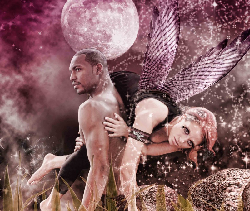 Female and Male model photo shoot of M Leigh DiGiTaL ArT, MaryBell and B R I A N