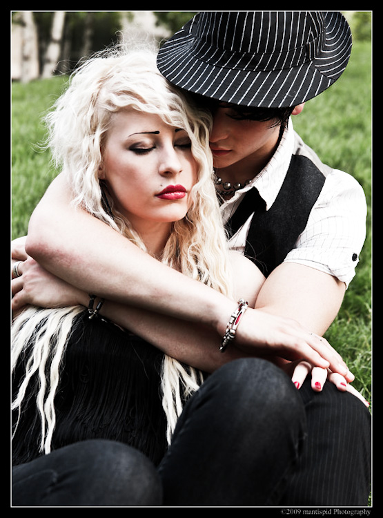 Male and Female model photo shoot of Edward Zittel and Ainsley Schubeck by Mantispid Photography