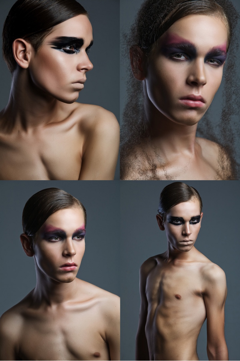Male model photo shoot of Michel Cupido and Sven Ponthofer, hair styled by Sanjay Hairstylist, makeup by Angela Holthuis