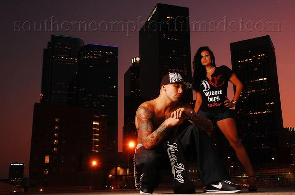 Male and Female model photo shoot of A N D Y ALEXANDER and Jazzlyn Cruz by SOVEREIGN88 in DOWNTOWN LA