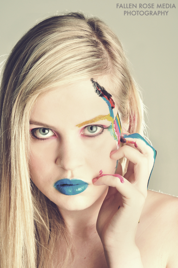 Female model photo shoot of Rebecca Allen Artistry