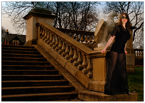 Female model photo shoot of Laura Alexandra Pearman in Leazes Park, Newcastle