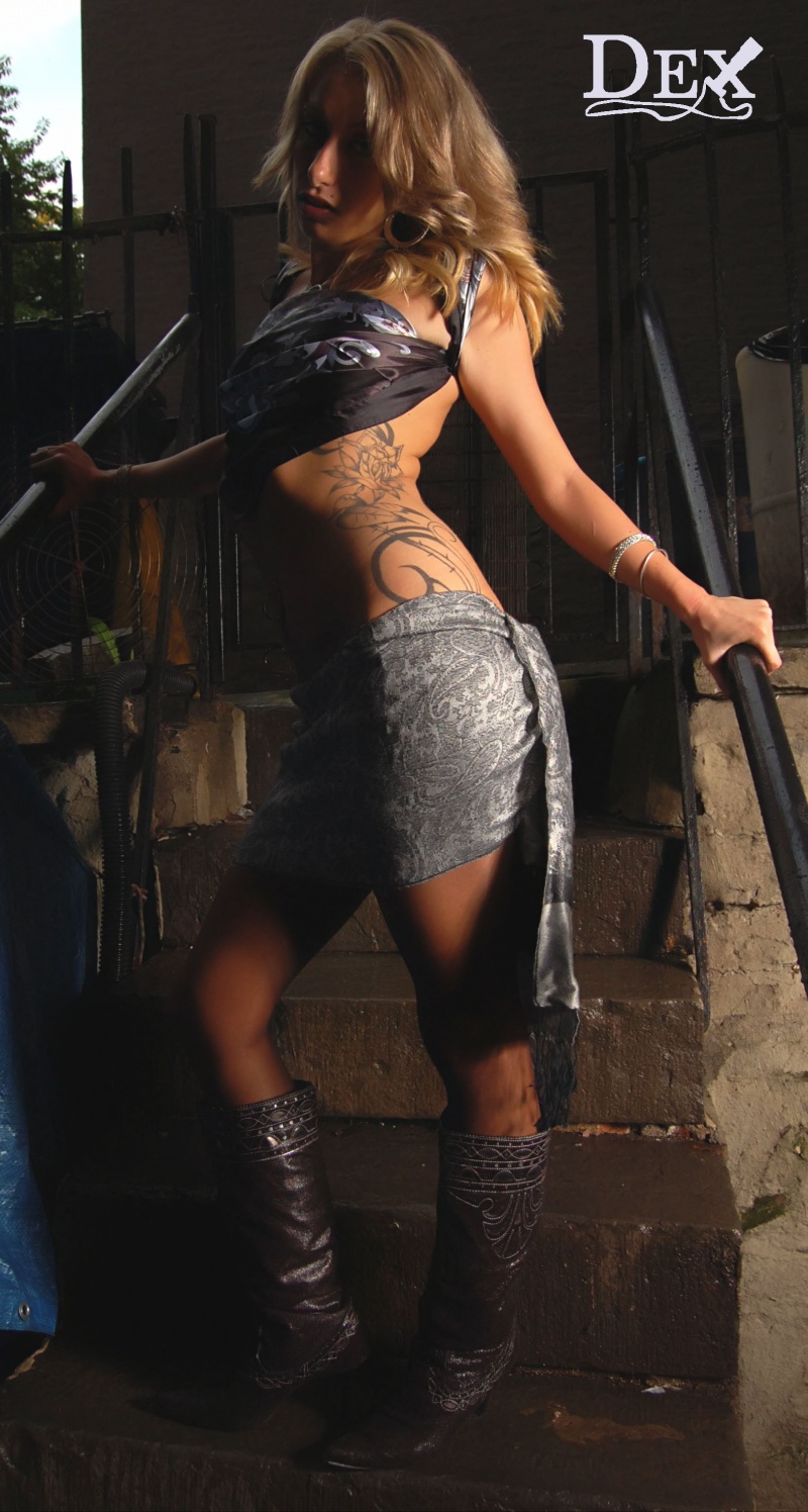 Female model photo shoot of Sasha Fly Vixen by The Shades of Greg in Brooklyn