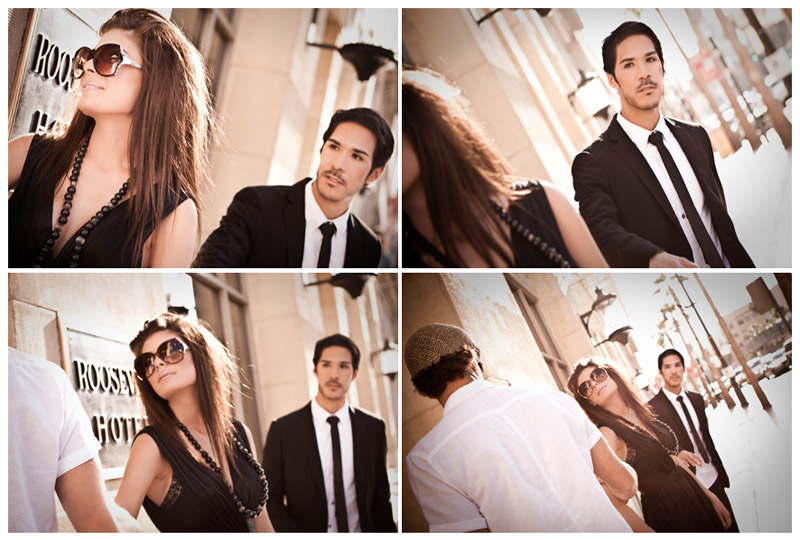 Female and Male model photo shoot of christa mortimore and Elite Fashions in Hollywood CA