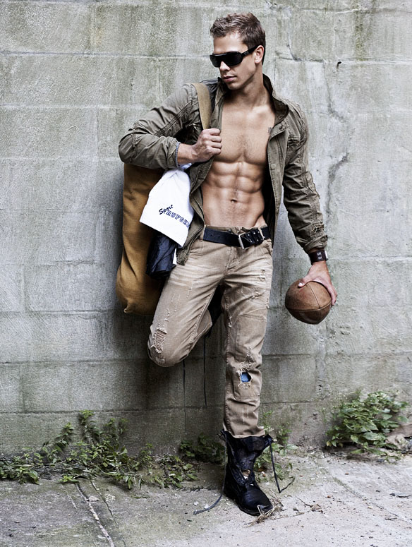 Male model photo shoot of Kris Feragen in New York