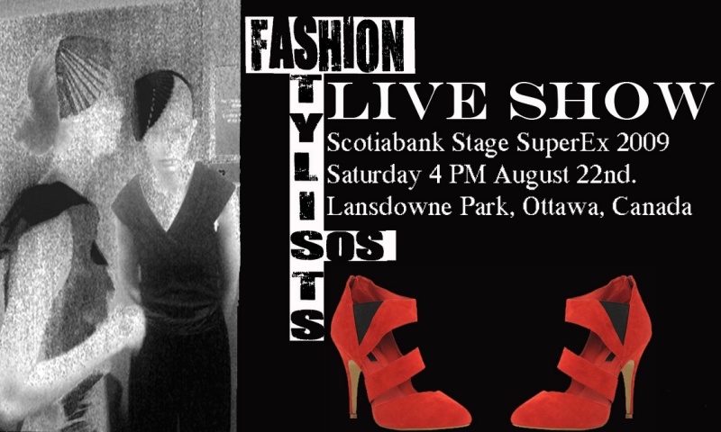 Female model photo shoot of Fashion SOS in Saturday 22nd. 4 PM Lansdowne Park, Ottawa Canada.