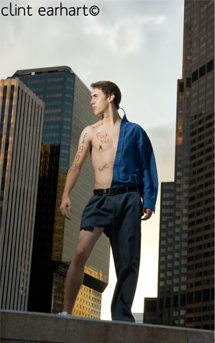 Male model photo shoot of Clint Earhart  in Denver