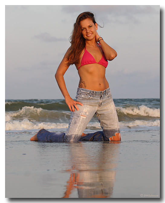 Male and Female model photo shoot of DWJohnson and Jennifer Kenard in Tybee Island