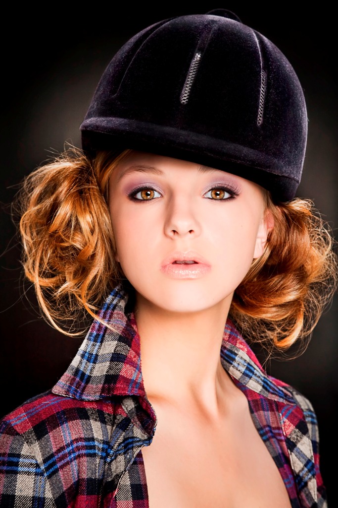 Female model photo shoot of Cassy Meier in Seattle studio
