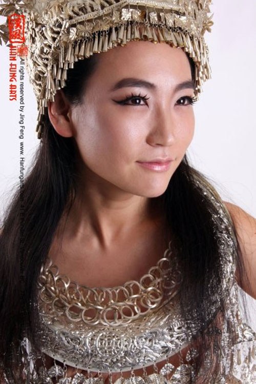 Female model photo shoot of oliviali by Oriental arts 