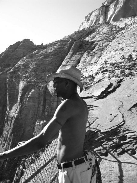 Male model photo shoot of Brad Bailey in Zion National Park, UT