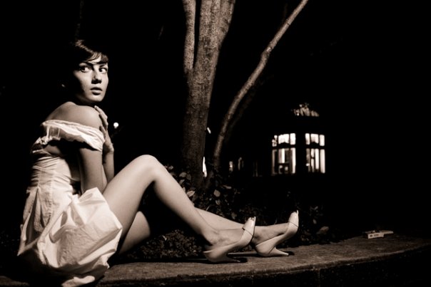 Female model photo shoot of Teyama in Allan Gardens