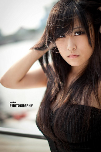 Female model photo shoot of wanzhuo