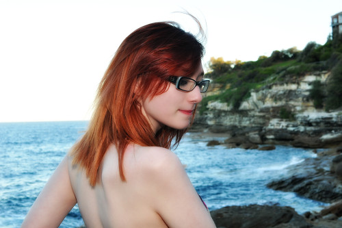 Female model photo shoot of Bridgette Maree in Bondi Beach